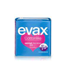 Evax Cottonlike formato normal, super, super plus con alas.