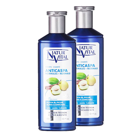Champú Anticaspa Naturvital (2 x 300 ml)