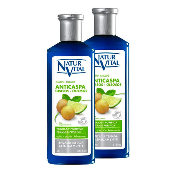 Champú Anticaspa Naturvital (2 x 300 ml)