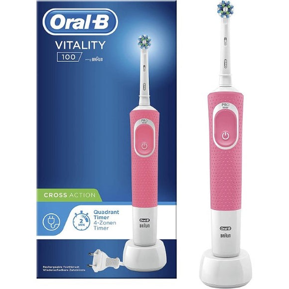 Cepillo de Dientes Eléctrico + Recambio Oral-B Vitality 100 (Reacondicionado A+)