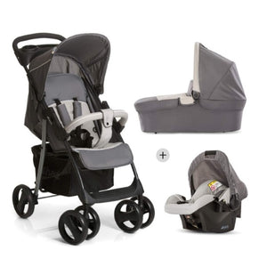 Carro de Paseo para Bebé Hauck 0-25 kg 3 en 1 Negro/Gris (Reacondicionado B)