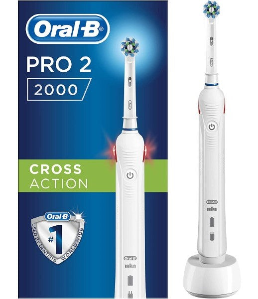 Cepillo de Dientes Eléctrico Braun Oral-B PRO 2000/ PRO 2 - 2000N CrossAction 2 (Reacondicionado A+)