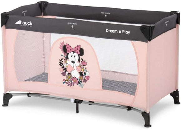 Cuna de Viaje Hauck Dream N Play 0-15 kg Rosa (120 x 60 cm) (Reacondicionado A+)