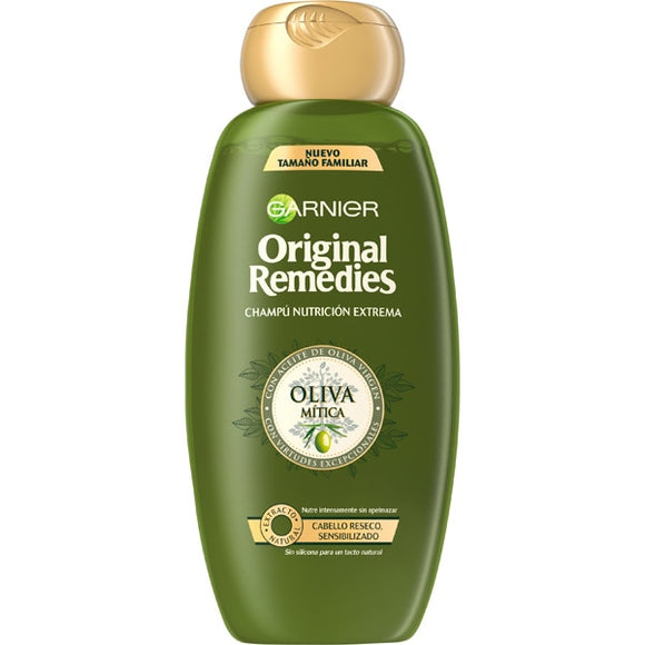 Champú Hidratante Garnier Original Remedies Cabellos Secos Aceite de Oliva (600 ml) (Reacondicionado C)