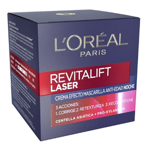 Crema Antiedad de Noche Revitalift Laser L'Oreal Make Up (50 ml) (Reacondicionado A+)