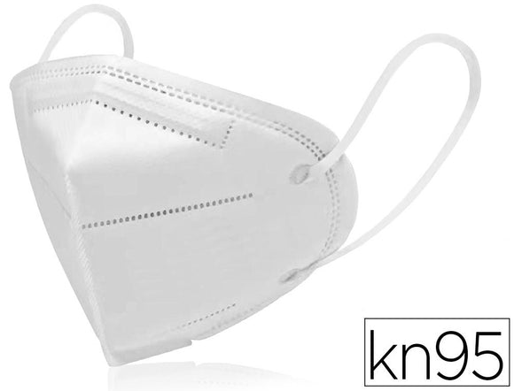 Mascarilla facial KN95 proteccion respiratoria frente Covid-19  pack de 2 Ud
