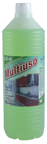 LC-4 limpiador multiusos, cristales,acero,mesas, azulejos...1 L