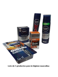 Lote Pack 5 productos para la higiene del hombre   (escogidos por Merce).