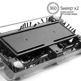 Escoba Eléctrica Rectangular Omnidomo 360 Sweep 7,2 V Negro