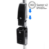 Escoba Eléctrica Rectangular Omnidomo 360 Sweep 7,2 V Negro