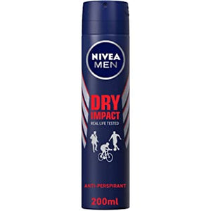Desodorante Nivea Men dry impact spray  envase 200ml