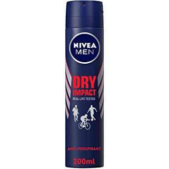 Desodorante Nivea Men dry impact spray  envase 200ml