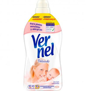 Vernel suavizante para pieles sensibles y alergicas 57 lavados