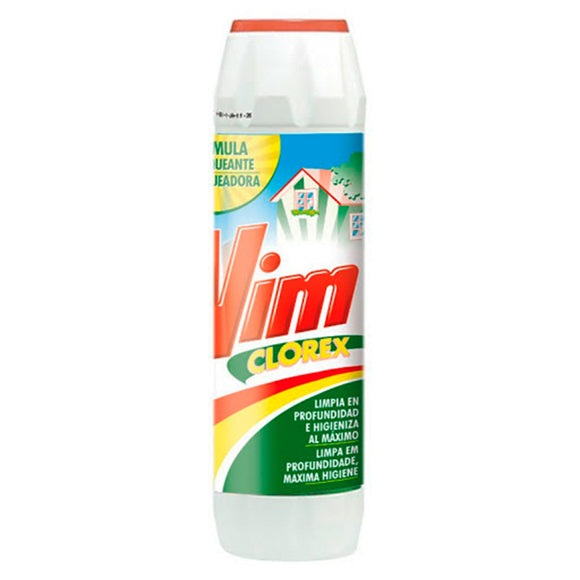 Vim clorex verde en polvo  limpieza e higiene al maximo 750 mg