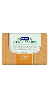 Jabones vegetales Nuncas Vittoria Verde en la tradicional forma de pastilla